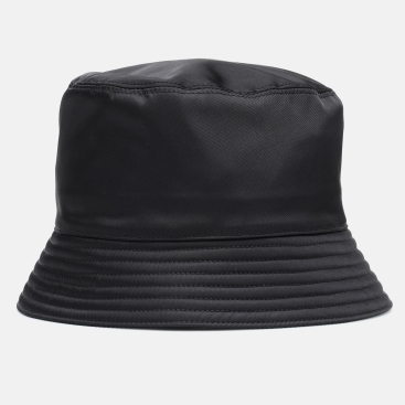 Nón unisex Prada Logo Nylon Black Bucket Hat