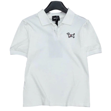 Áo thun nữ thời trang cổ bẻ Thom Browne