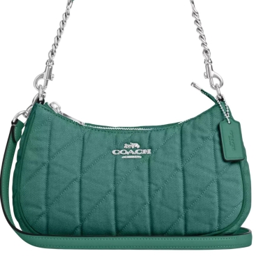 Túi nữ Coach Teri Shoulder Bag Ivy Green CBG86