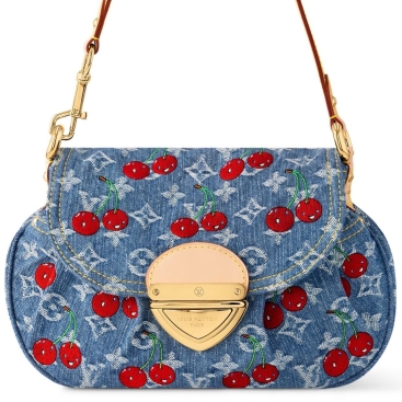 Túi đeo chéo Louis Vuitton LV x TM Sunset Monogram Cherry Denim