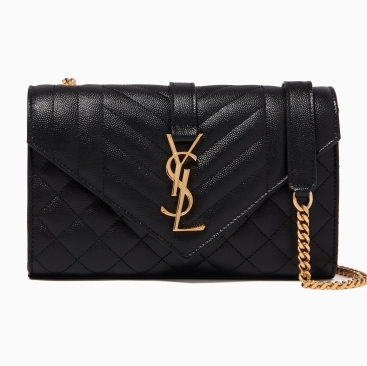 Túi đeo chéo nữ YSL Small Envelope Bag in Mix Matelassé Grain de Poudre Embossed Leather