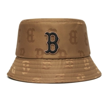 Nón unisex MLB MONOGRAM Nylon Bucket Hat BOSTON REDSOX