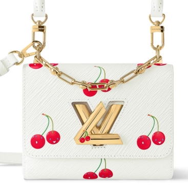Túi nữ trắng Louis Vuitton LV x TM Twist PM White