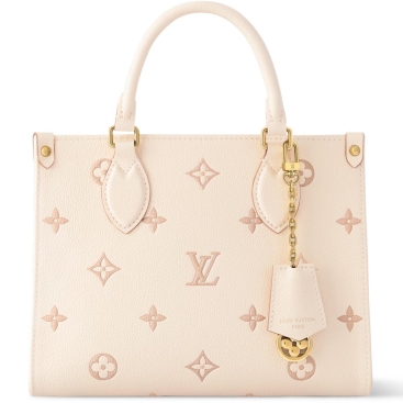 Túi tote Louis Vuitton OnTheGo PM Eden Debossed Grained Cowhide Leather