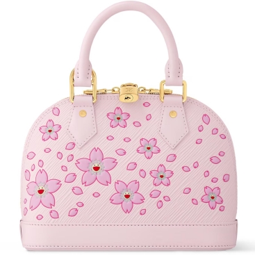 Túi xách LV hến Louis Vuitton LV x TM Alma BB Pink Cherry Blossom Motifs