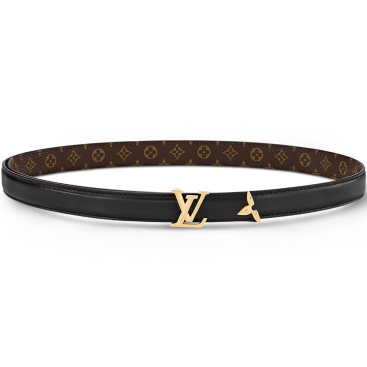 Dây nịt Louis Vuitton Pretty LV 20mm Reversible Belt Black