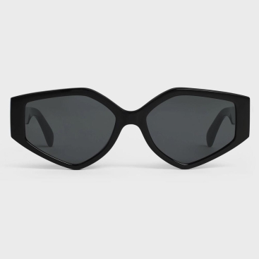 Mắt kính nữ Celine Graphic S229 Sunglasses In Black Acetate màu đen