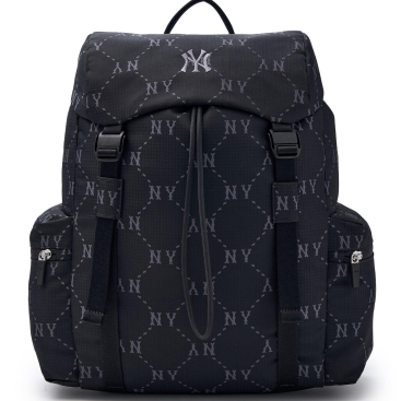 Ba lô MLB Diamond Monogram Sportive Backpack New York Yankees Black 3ABKM035N-50BKS