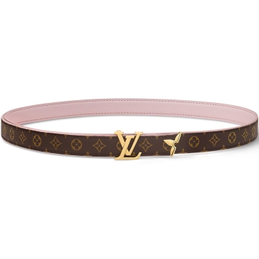 Thắt lưng Louis Vuitton Pretty LV 20mm Reversible Belt Rose Ballerine