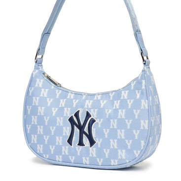 Túi nữ MLB Monogram Hobo Bag New York Yankees L.Blue
