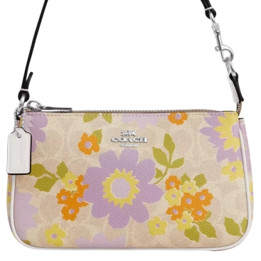 Túi kẹp nách Coach Nolita 19 In Signature Canvas With Floral Print CBM73