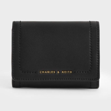 Ví nữ Charles Keith Sonnet Snap Button Small Wallet