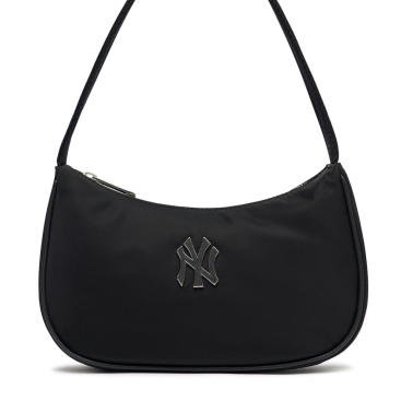 Túi đeo vai nữ NY MLB Nylon Hobo Bag New York Yankees Black