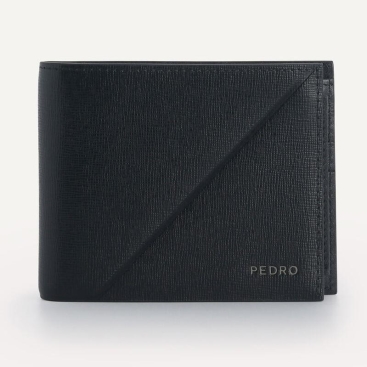 Ví Pedro Textured Leather Bi-Fold Wallet with Insert
