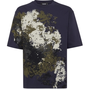 Áo thun nam cổ tròn Dsquared2 Loose Fit Camo T-shirt