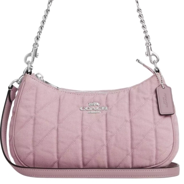 Túi đeo chéo Coach Teri Shoulder Bag Ballerina Carnation CBG86