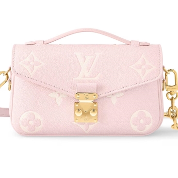 Túi xách Louis Vuitton Pochette Métis East West Monogram Empreinte Pink Quartz