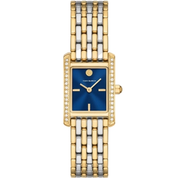 Đồng hồ đeo tay dây kim loại nữ Tory Burch Mini Eleanor Quartz Two-tone Stainless Steel Watch
