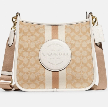 Túi Coach dáng công sở Dempsey File Bag In Signature Jacquard With Stripe And Coach Patch