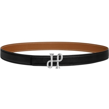 Dây nịt nữ Hermes Cor Baroque Belt Buckle Reversible Leather Strap Gold 24 mm