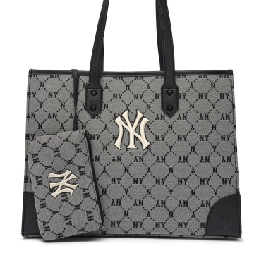 Túi Xách unisex MLB NY Monogram Diamond Jacquard Shopper Bag New York Yankees