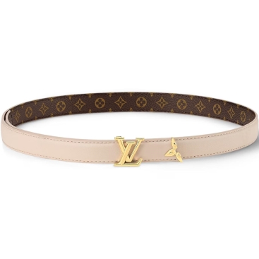 Thắt lưng Louis Vuitton Pretty LV 20mm Reversible Belt Cream