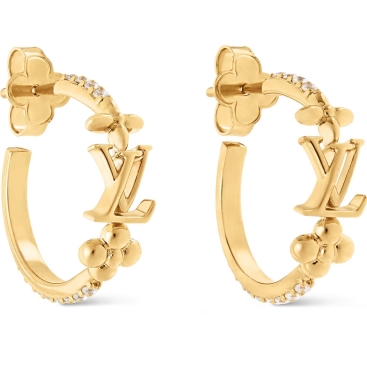 Bông tai LV Iconic Earrings LV Initials and Monogram Flower Signatures