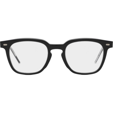 Mắt kính giả cận Gentle Monster Kubo 01 Square Glasses in Black Acetate Frame Clear Lenses