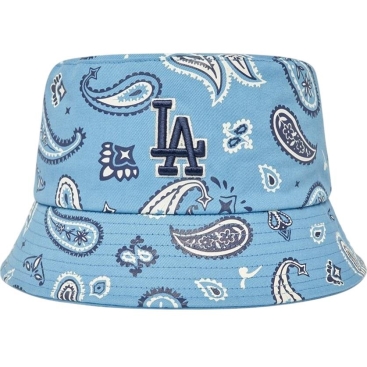 Nón MLB Paisley Bucket Hat LA Dodgers 3AHT0292N-07BLL màu xanh