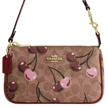 Túi xách Coach Nolita 19 In Signature Canvas With Cherry Print Tan Multi CZ011