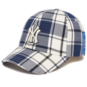 Nón kết unisex MLB Checkerboard Ball Cap New York Yankees L.Navy