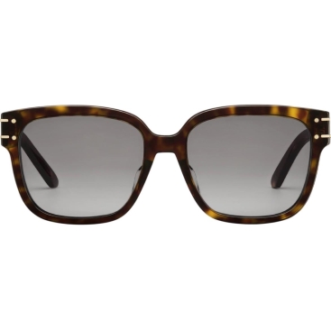 Kính mát Dior DiorSignature S7F Deep Brown Tortoiseshell-Effect Square Sunglasses
