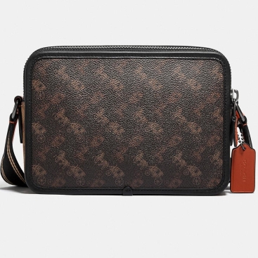 Túi Coach đeo chéo Charter Crossbody 24 With Signature Horse And Carriage Print