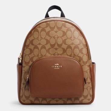 Balo nữ Coach Court Backpack In Signature Canvas